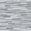 Msi Alaska Gray 3D Ledger Corner SAMPLE Honed Marble Wall Tile ZOR-PNL-0013-SAM